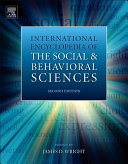 International encyclopedia of the social & behavioral sciences /
