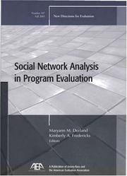 Social network analysis in program evaluation /