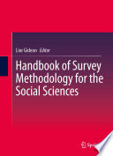 Handbook of survey methodology for the social sciences /