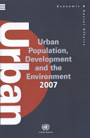 Urban population development and the environment 2007 /