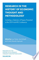 Research in the history of economic thought and methodology including a selection of papers presented at the 2019 Alahpe Conference /