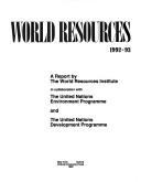 World resources 1992-93 : a report /