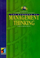 The IEBM handbook of management thinking /