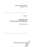 Adjustment and human resources development : sixth item on the agenda