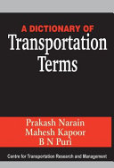 A dictionary of transportation terms /