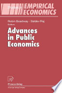 Advances in public economics /