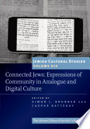 Connected jews : expressions of community in analogue and digital culture /