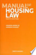 Manual of housing law /