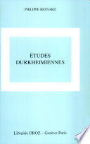 Études Durkheimiennes /
