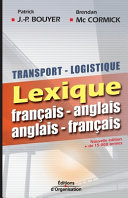 Transport-logistique, lexique : français-anglais, anglais-français /