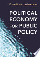 Political economy for public policy /