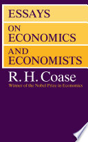Essays on economics and economists /