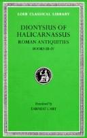 The Roman antiquities of Dionysius of Halicarnassus /