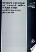 Structural adjustment and household welfare in rural areas : a micro-economic perspective /