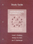 Study guide to accompany International economics, theory and policy, sixth edition, Paul R. Krugman, Maurice Obstfeld /