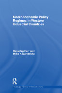 Macroeconomic policy regimes in Western industrial countries /