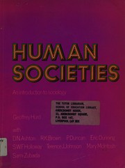 Human societies: an introduction to sociology