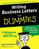 Writing business letters for dummies /