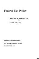 Federal tax policy /