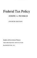 Federal tax policy /
