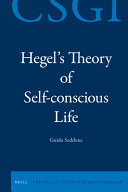Hegel's theory of self-conscious life /