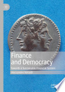 Finance and democracy : towards a sustainable financial system /